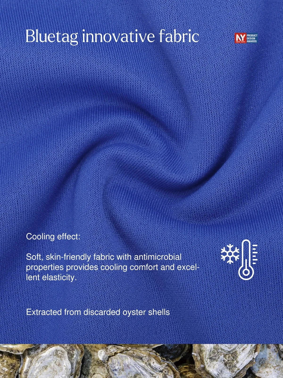Bluetag Cooling Ruched Bandeau Shawl