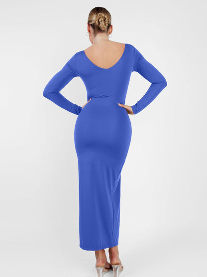 The Shapewear Dresses Long Sleeve Split