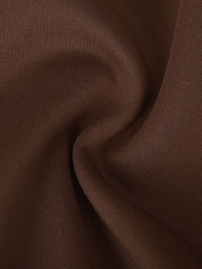 Built-In Shapewear Thong Bodysuits Or Split Midi Skirt