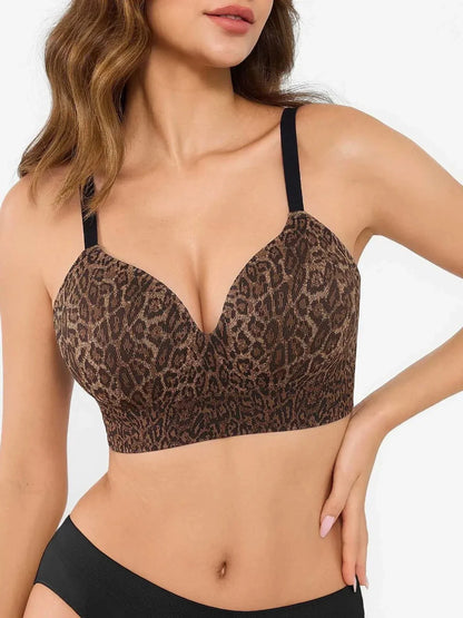 ContourLift™ Seamless Wireless Leopard Shaping Push Up Bra