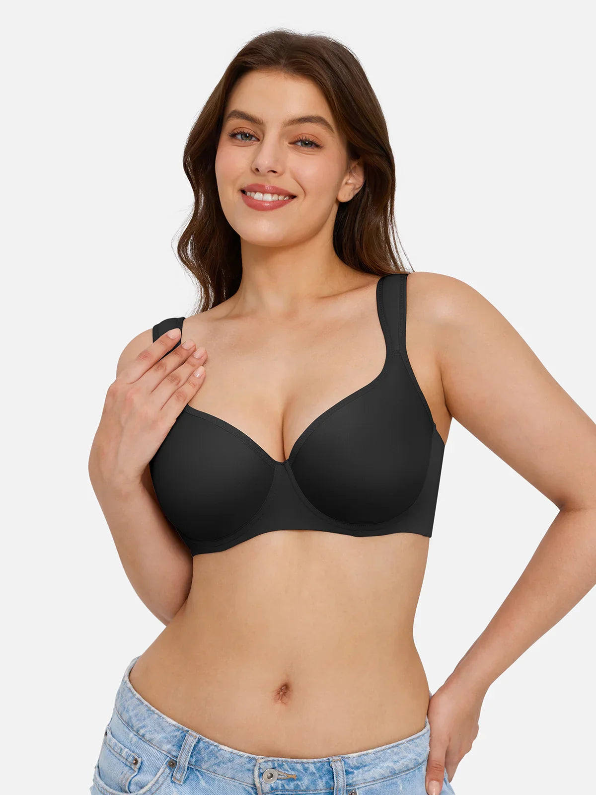 Full Figure Beauty Back Smoothing Minimizer Bra