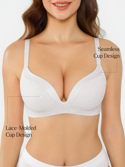 Lace Full Coverage Comfort Sculpting Plunge Bra