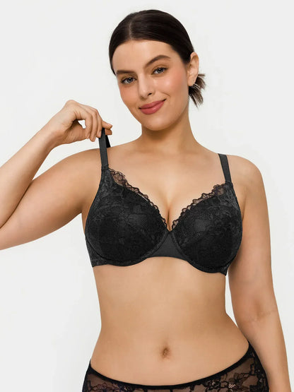 Lace Full-Cup Underwire Comfort Support Bra