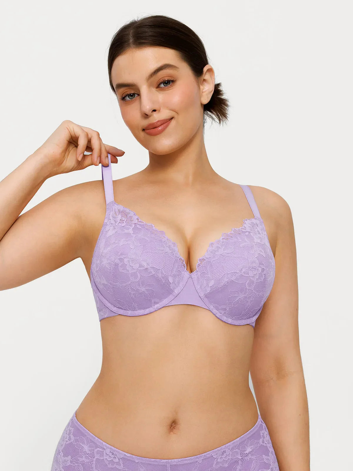 Lace Full-Cup Underwire Comfort Support Bra