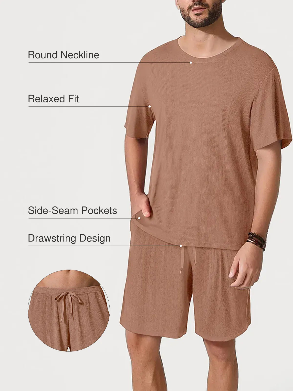 Men's Modal Short PJ Set