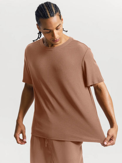 Men's Modal Short Sleeve & Pant PJ Set