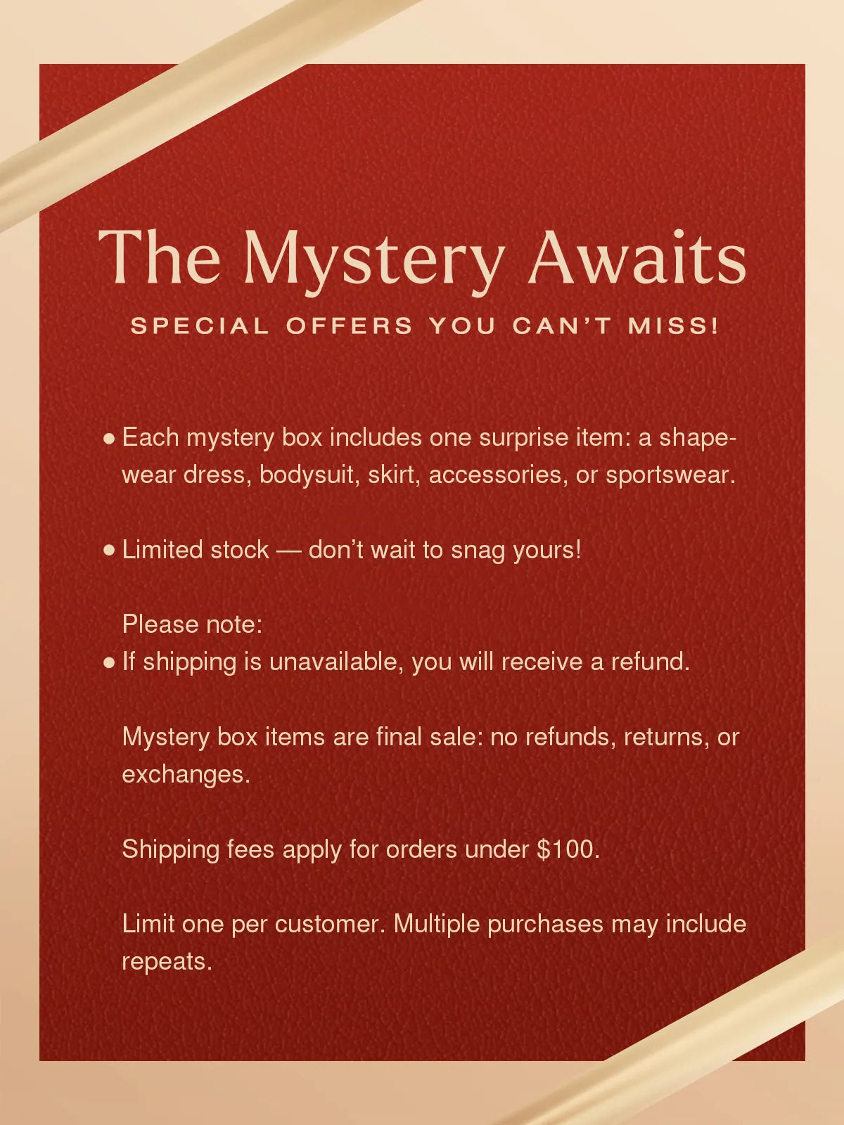 Mystery Box: $9.9 for Everyday Surprises