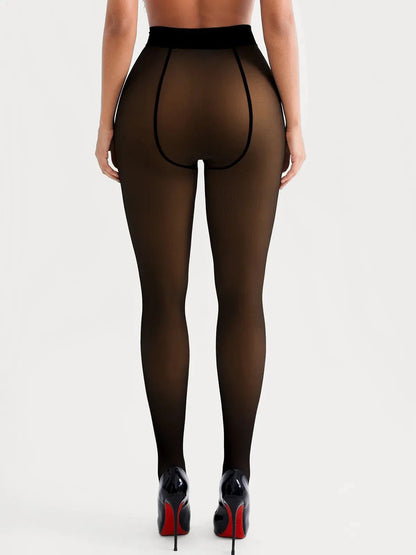 Sculpting Sheer Thermal Tights