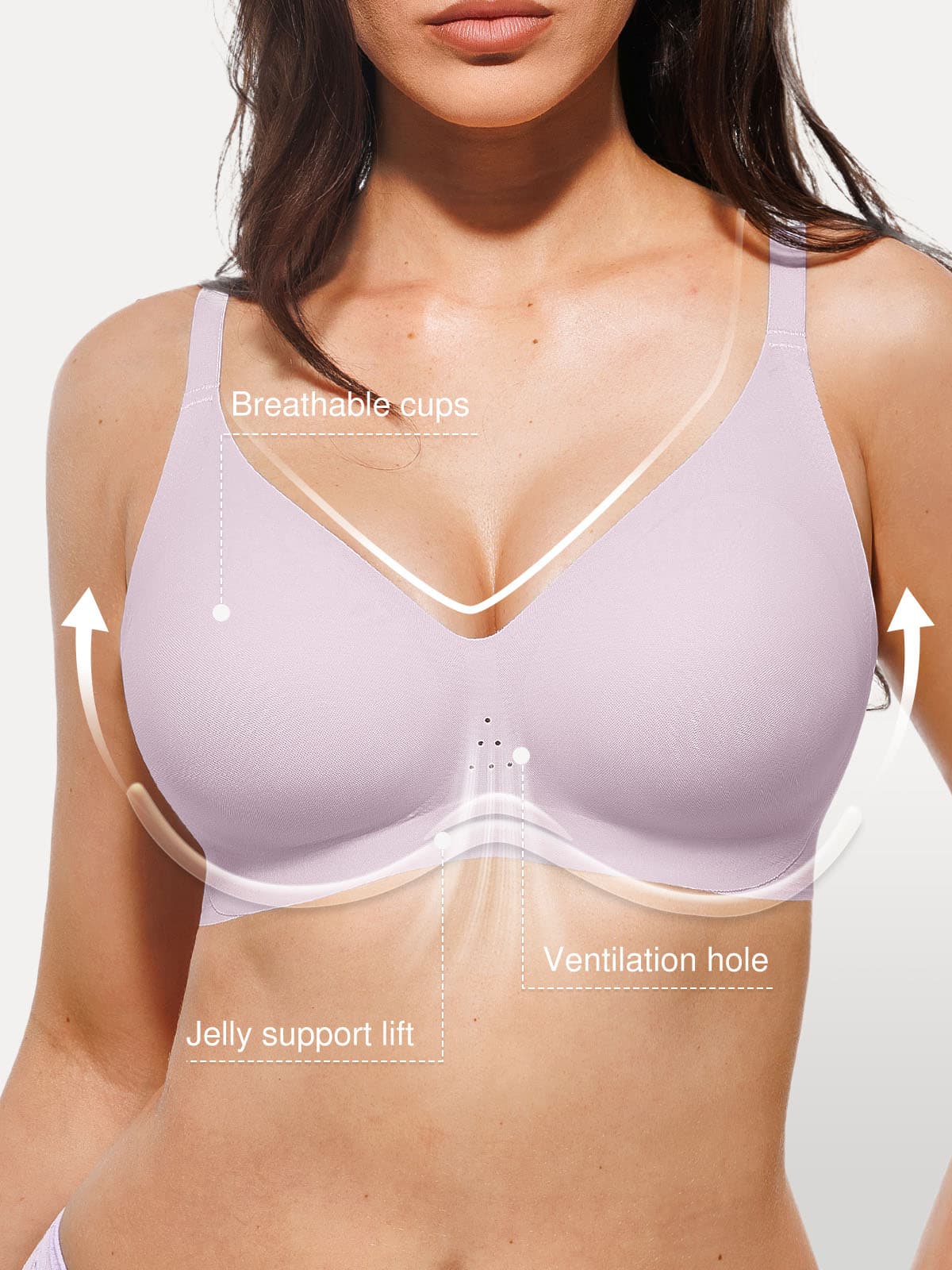 Seamless Breathable Comfort Bra