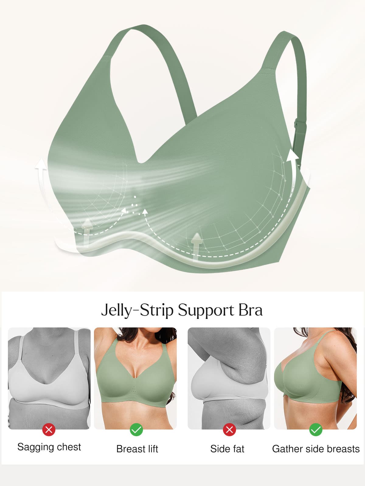 Seamless Breathable Comfort Bra