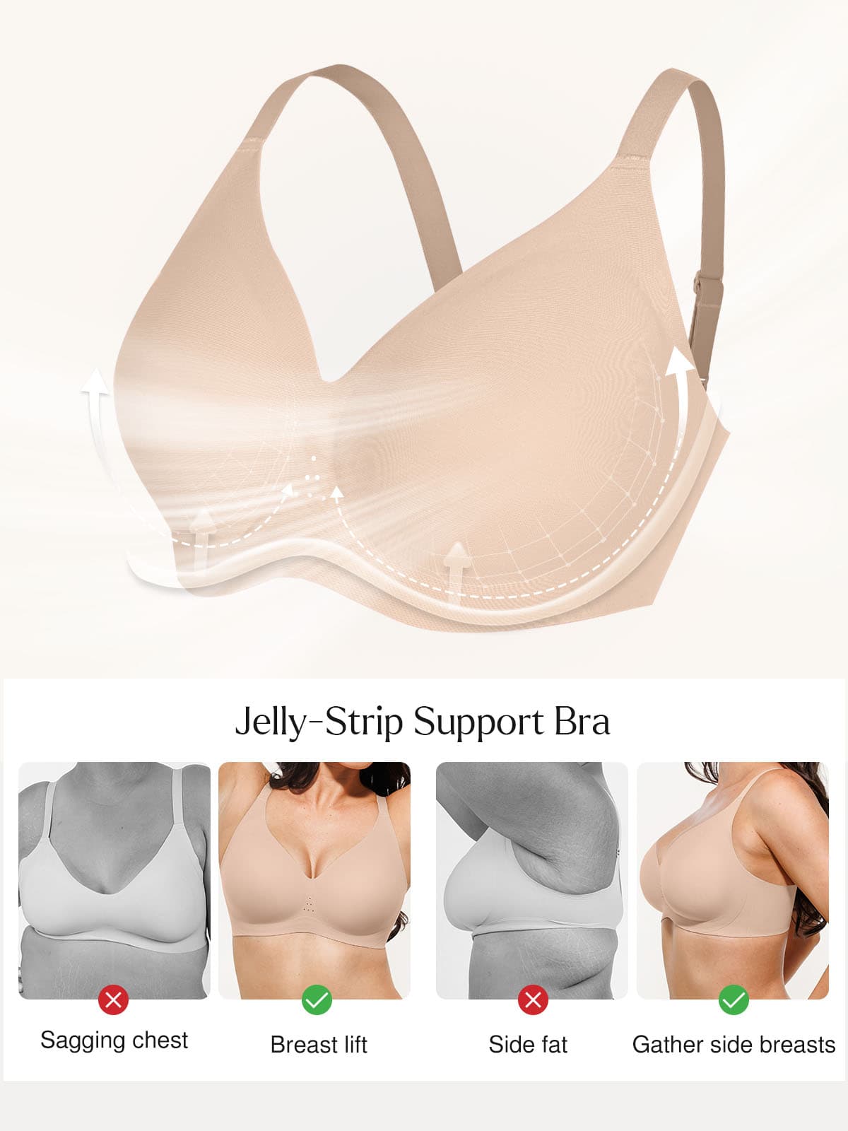 Seamless Breathable Comfort Bra