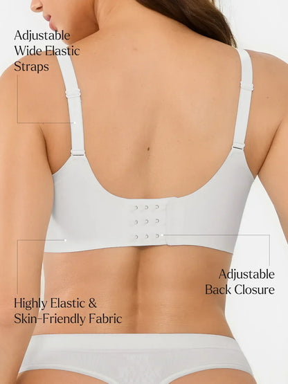 Seamless Breathable Contour Plunge Bra