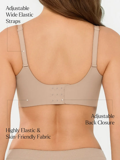 Seamless Breathable Contour Plunge Bra