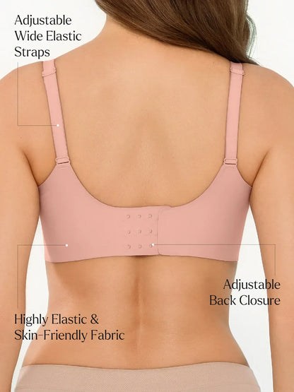Seamless Breathable Contour Plunge Bra