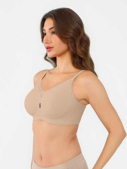 Seamless Breathable Contour Plunge Bra