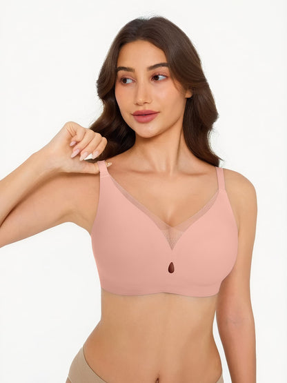 Seamless Breathable Contour Plunge Bra