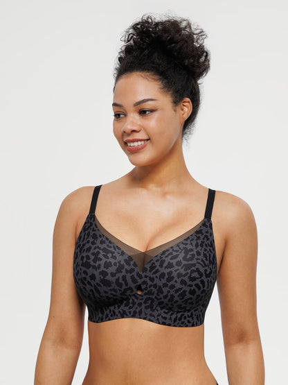 Seamless Breathable Contour Plunge Bra