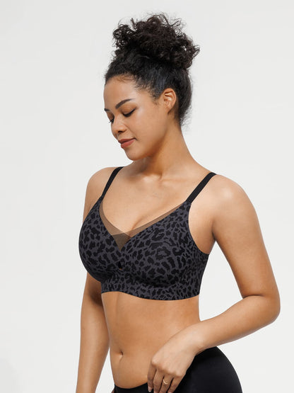 Seamless Breathable Contour Plunge Bra