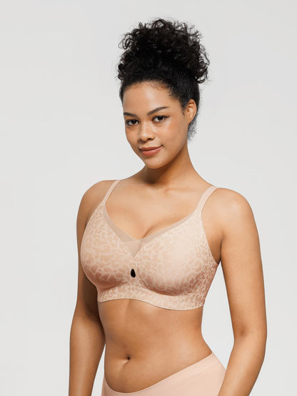 Seamless Breathable Contour Plunge Bra