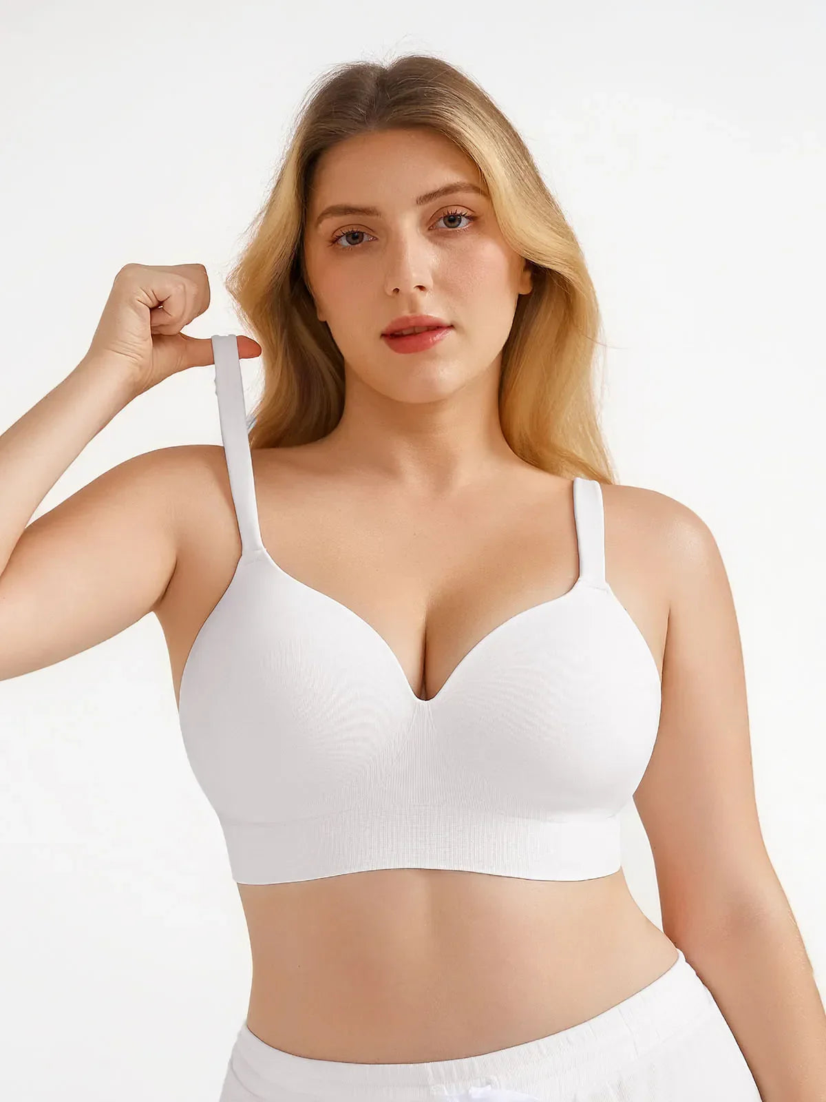 Seamless Push-Up Wireless Full Coverage Bra