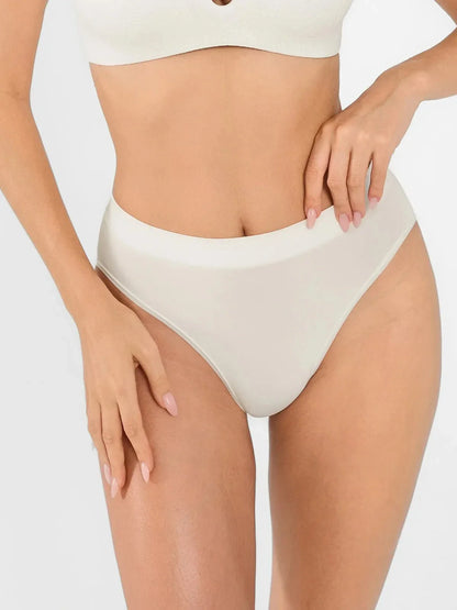 Seamless Ribbed-Waist Brief