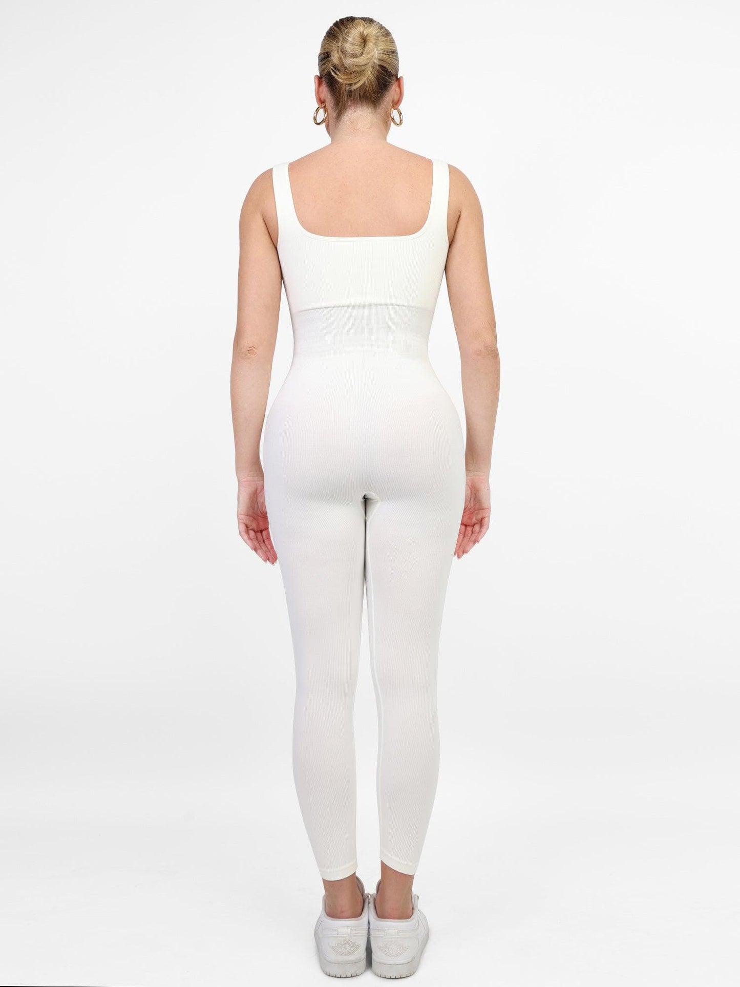 The Shapewear Jumpsuit Seamless Square Neck One Piece Sport For Insiders