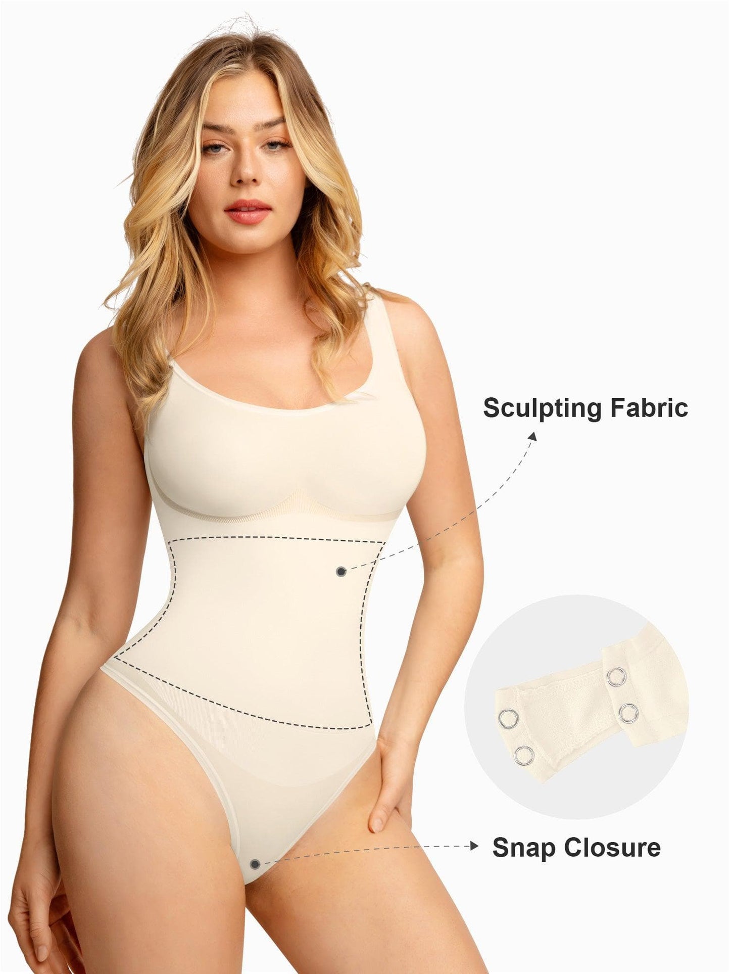 The Shapewear Bodysuit Seamless Tank Top