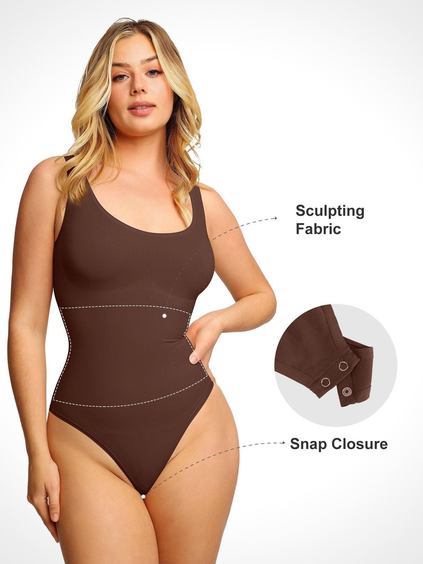 The Shapewear Bodysuit Seamless Tank Top