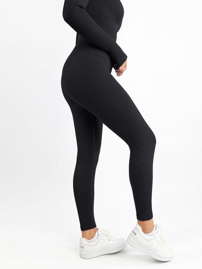 The Shapewear Jumpsuit Seamless Thumb Hole Square Neck Long Sleeve For Insiders