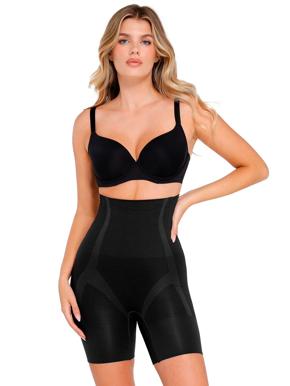 Seamless Tummy Control Mid-Thigh Shaping Shorts