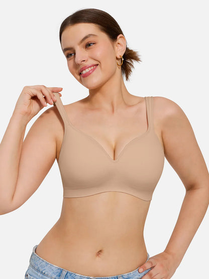 Seamless Wireless Adjustable Comfort Support Bra