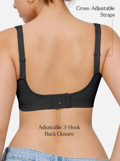 Seamless Wireless Adjustable Comfort Support Bra