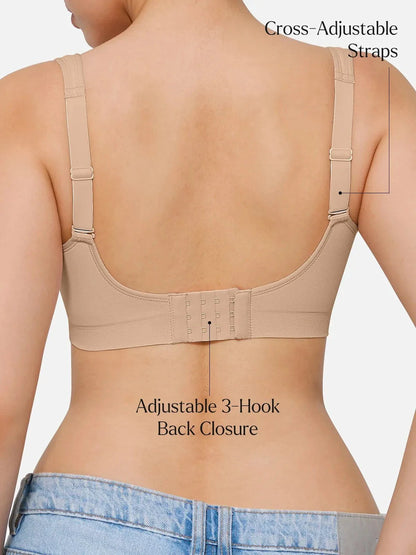 Seamless Wireless Adjustable Comfort Support Bra