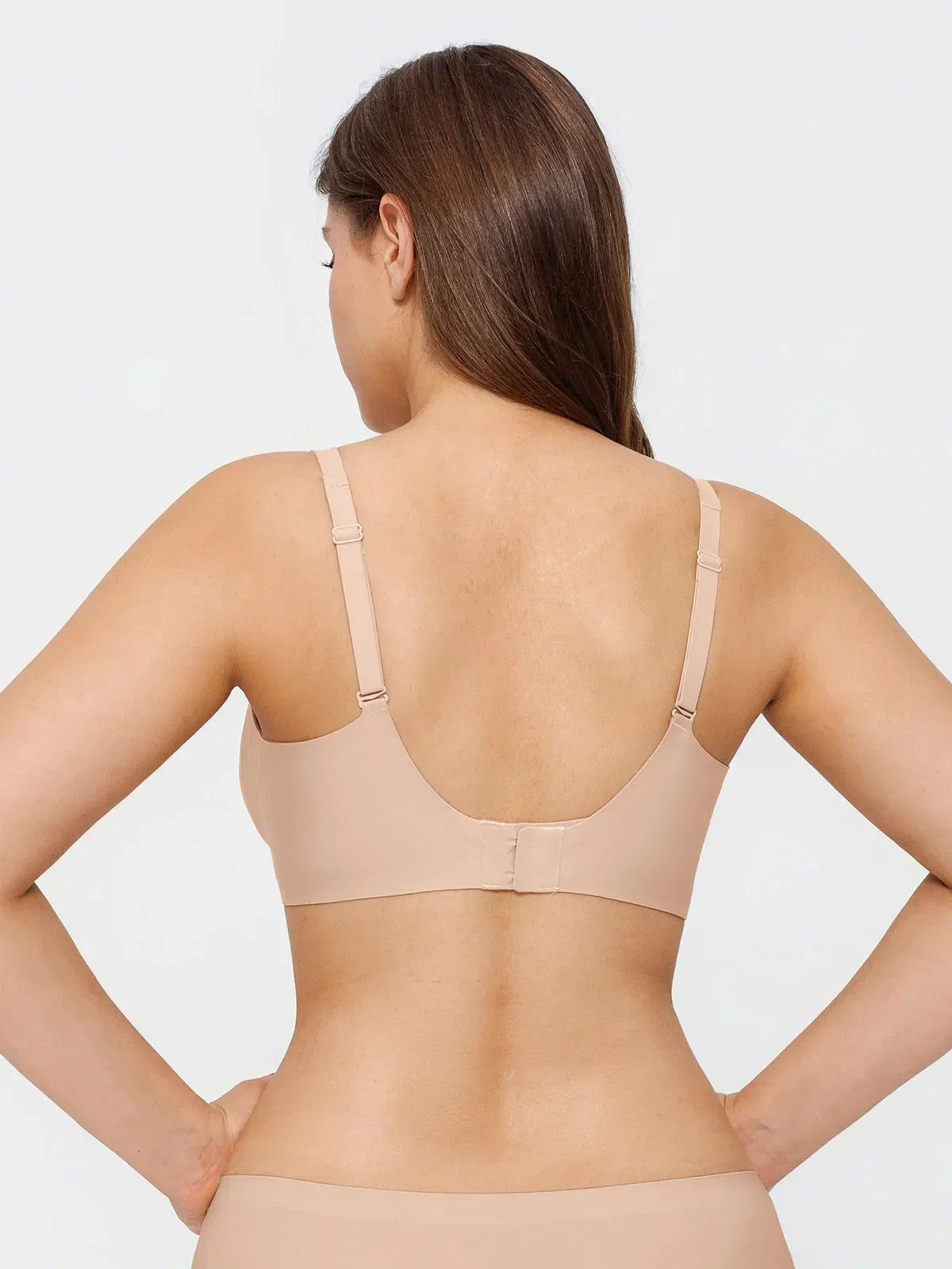 Seamless Wireless Jelly Comfort Plunge Bra
