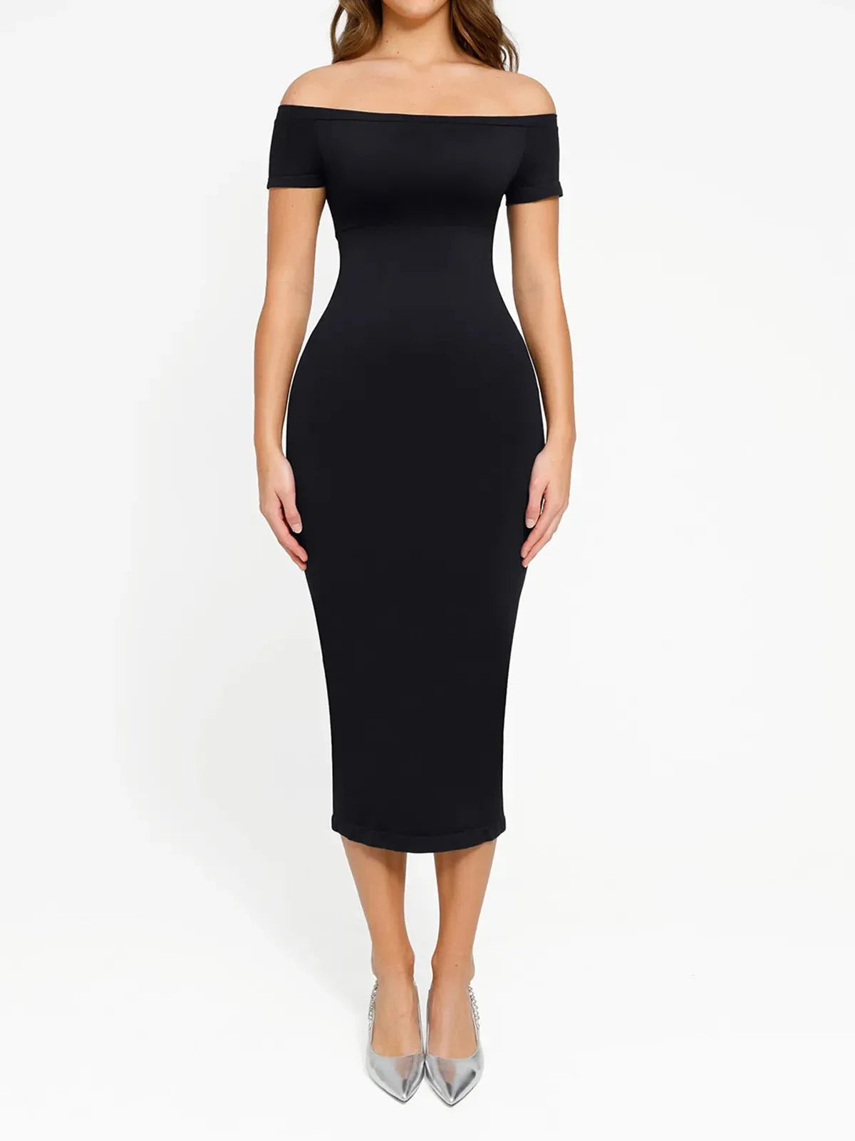 Shapewear Eco-Friendly Off Shoulder Seamless Dress