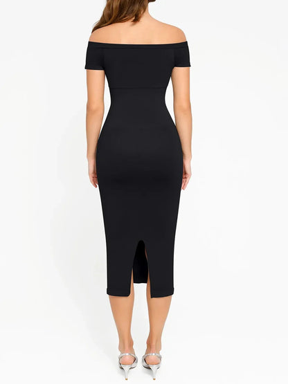 Shapewear Eco-Friendly Off Shoulder Seamless Dress