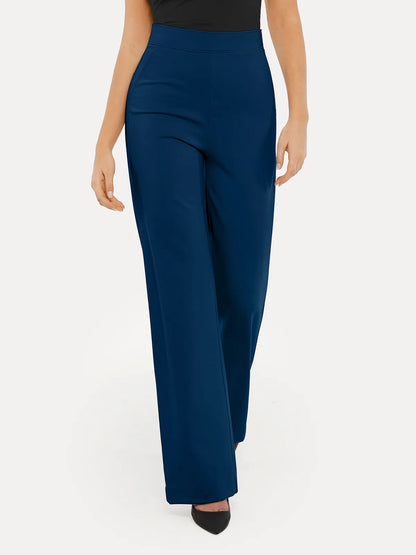 Shapewear Executive High Waisted Wide-Leg Ponte Pants