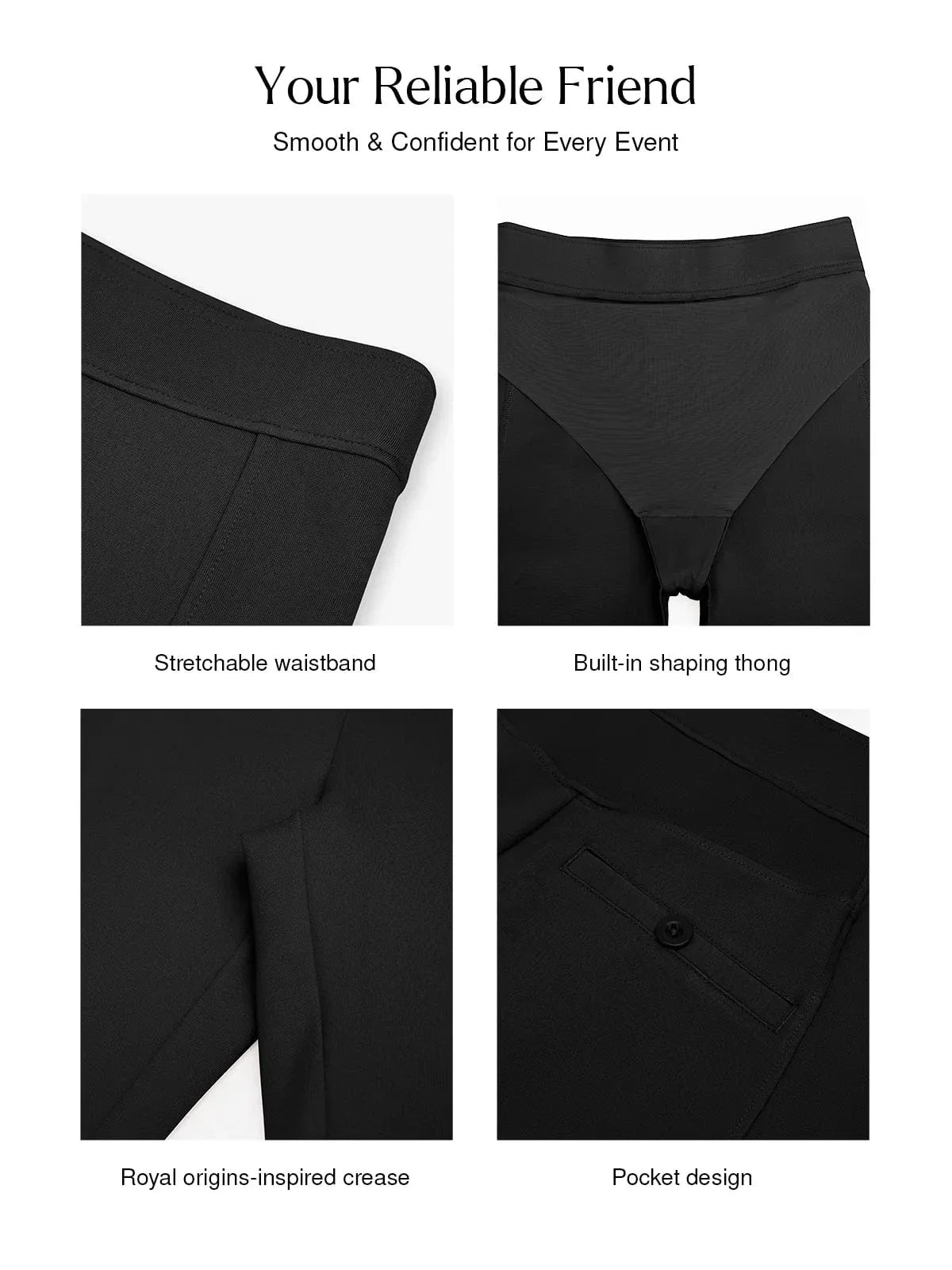 Shapewear Freedom Tummy Control Flare-Leg Ponte Pants