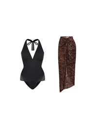 Black/Leopard