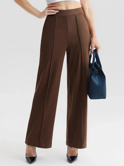 Shapewear High-Waisted Tummy Control Wide Leg Trousers