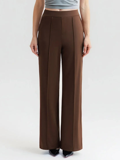 Shapewear High-Waisted Tummy Control Wide Leg Trousers