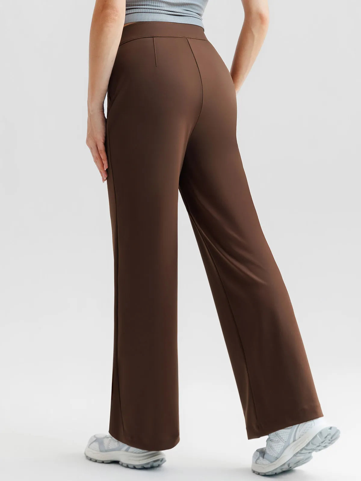Shapewear High-Waisted Tummy Control Wide Leg Trousers