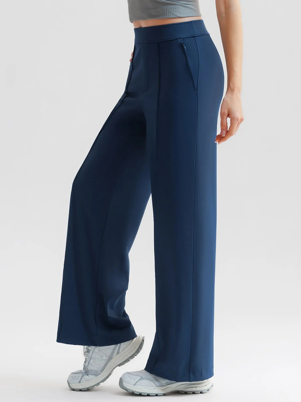 Shapewear High-Waisted Tummy Control Wide Leg Trousers