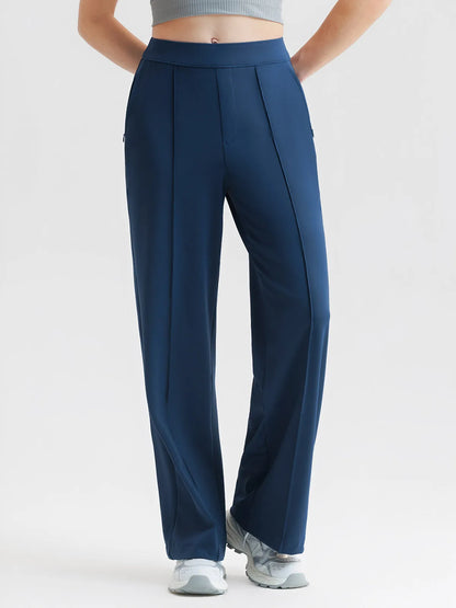 Shapewear High-Waisted Tummy Control Wide Leg Trousers