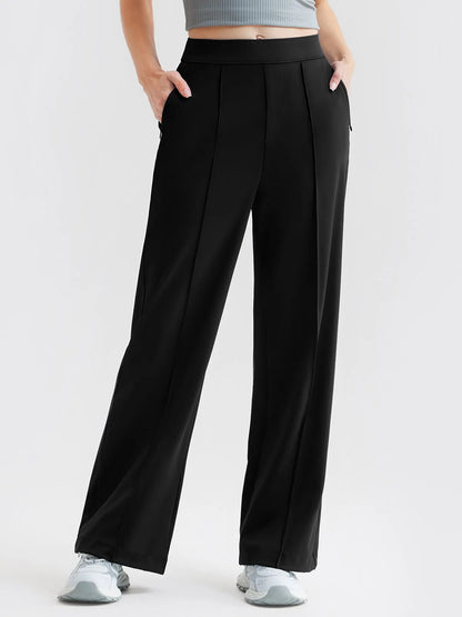 Shapewear High-Waisted Tummy Control Wide Leg Trousers
