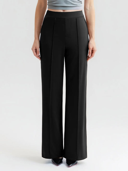 Shapewear High-Waisted Tummy Control Wide Leg Trousers