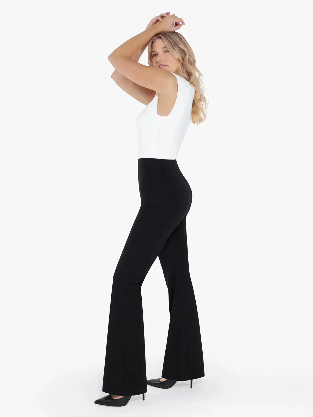 Day To Night Set Tummy Control Bodysuit Built-in Shapewear Pants