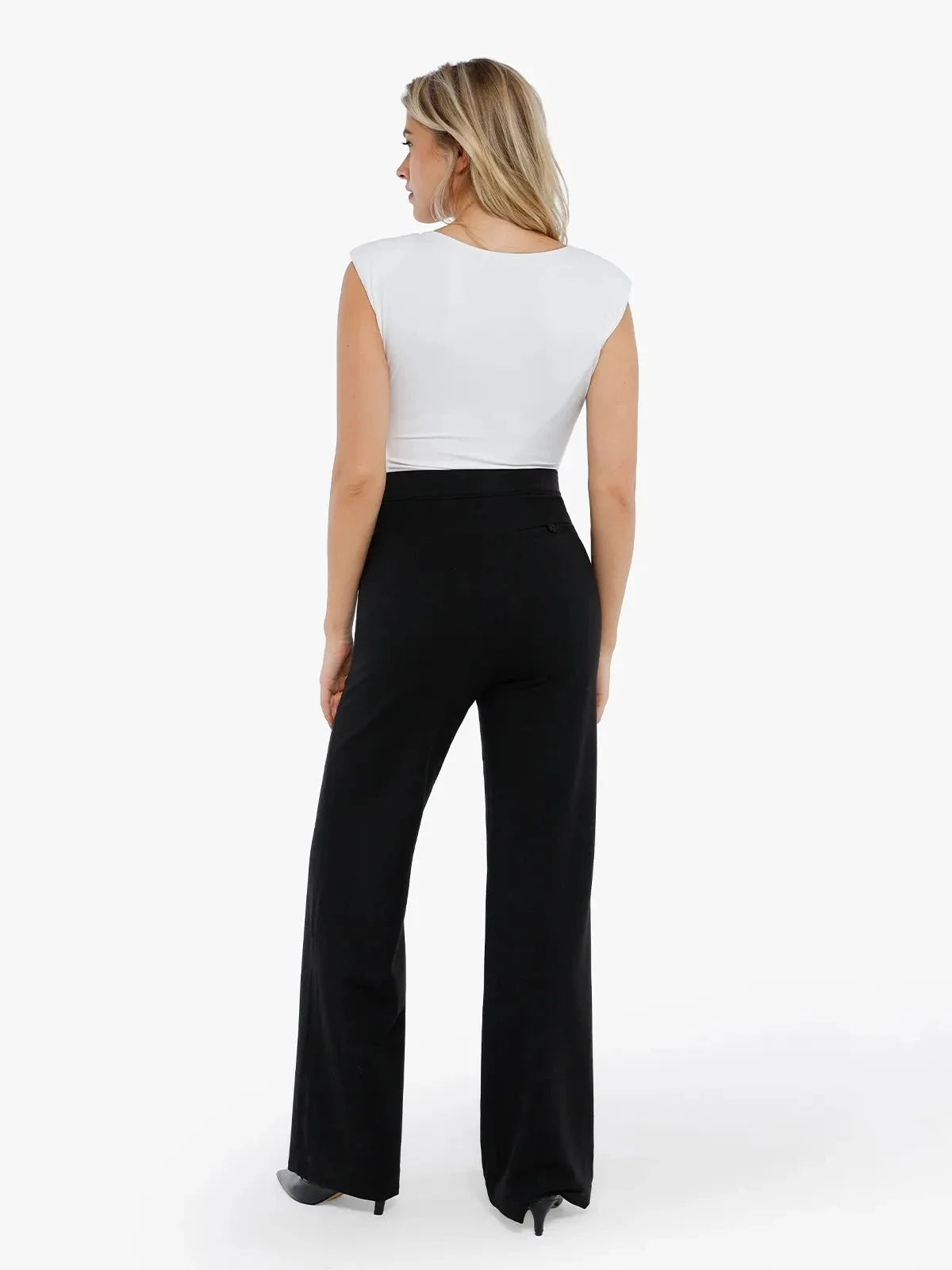 Day To Night Set Solid Sculpting Bodysuit Built-in Shapewear Pants