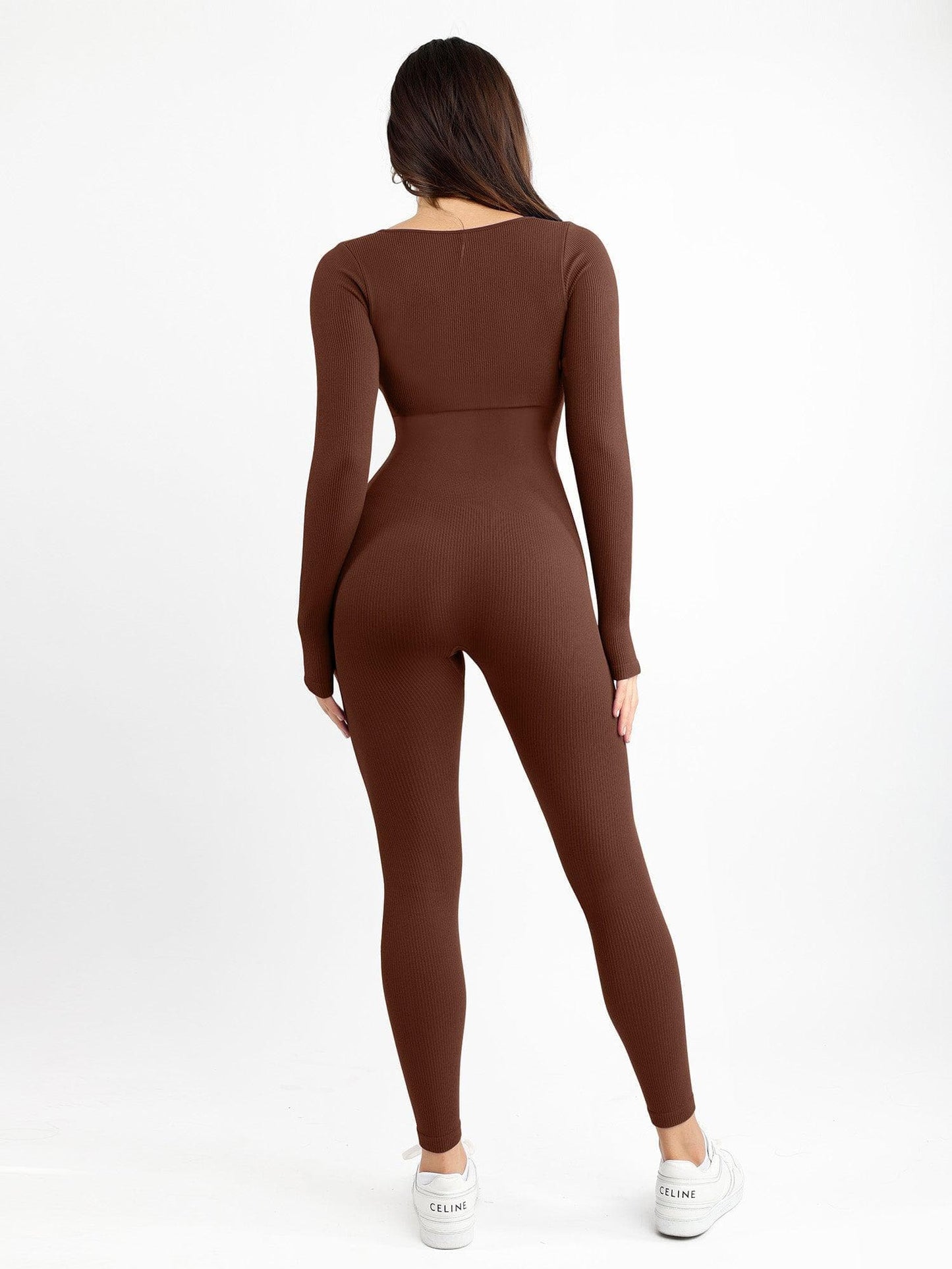 Shapewear Seamless Long Sleeve & Square Neck Sleeveless Jumpsuits