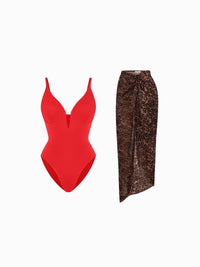 Red/Leopard
